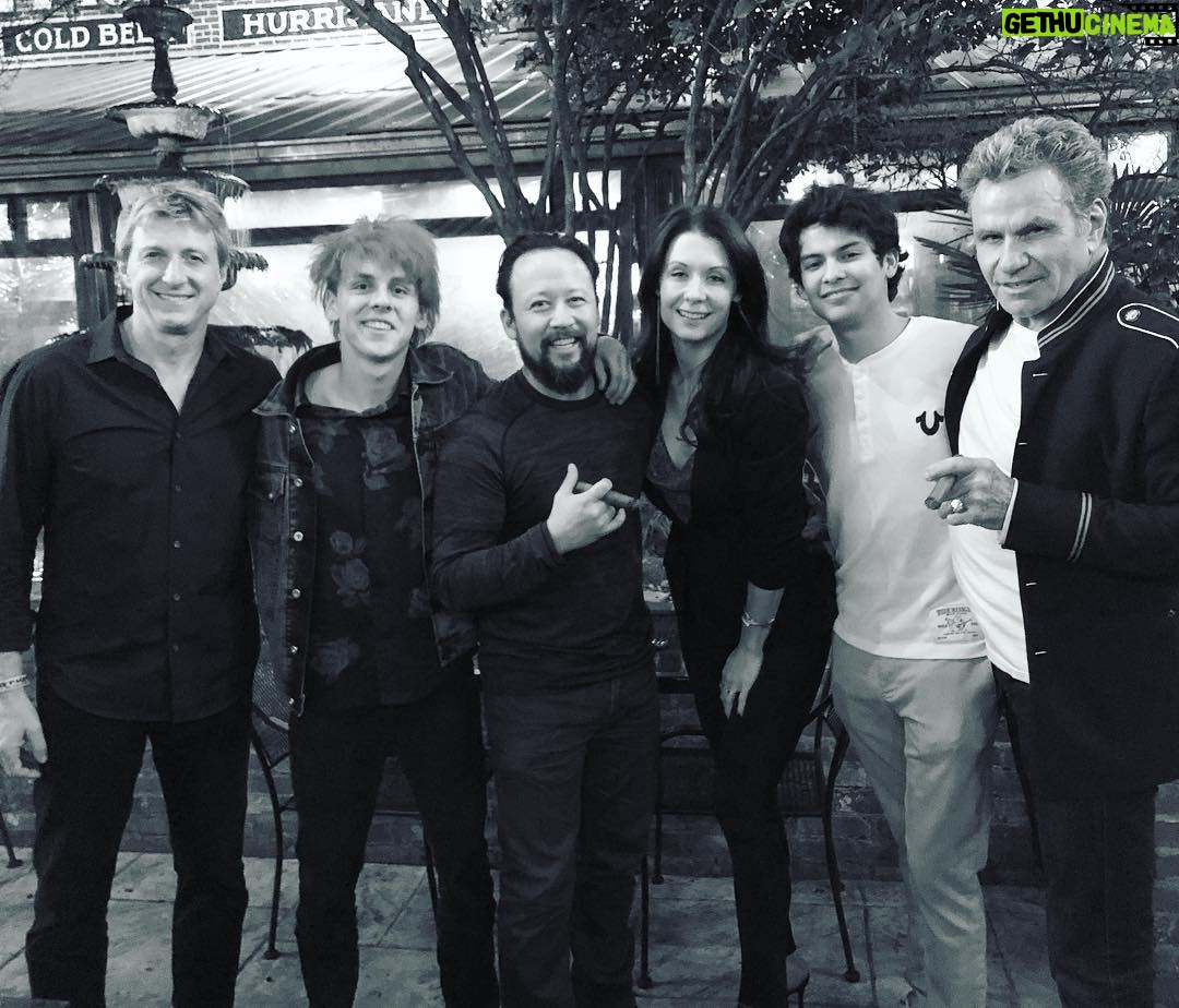 William Zabka Instagram - Snaps from the Cobra Kai wrap party last week. One more day of filming left! Huge thanks to our amazing creators @jonhurwitz @healdrules @therealhaydenschlossberg and incredibly talented cast & crew! #CobraKai Season 2 👊🏻