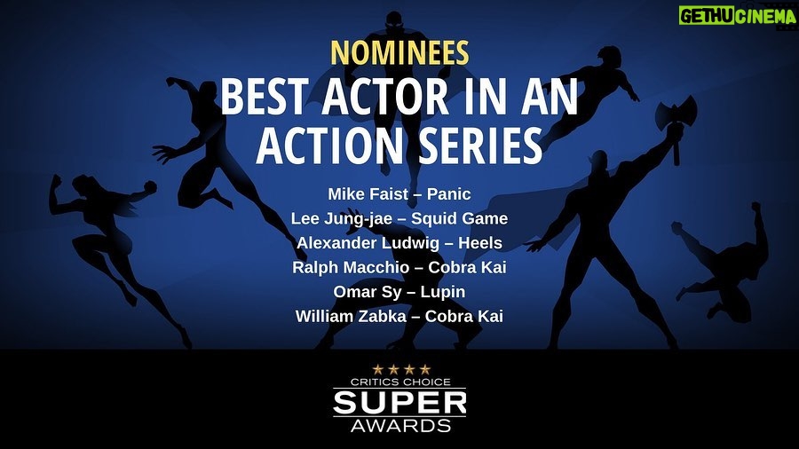 William Zabka Instagram - Incredibly honored! Thank you @criticschoice #SuperAwards! Congrats @ralph_macchio @cobrakaiseries! 🦅🥋👊🏻