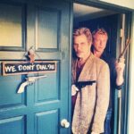 William Zabka Instagram - Been a great ride with this sensei - and the best is yet to come! Wish @martinkove #NoMercy for his birthday #hashbrown 🦅