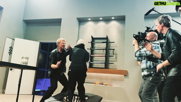 William Zabka Instagram - BTS @cobrakaiseries with the badass @actionjake — you might want to watch it on loop #nomercy #cobrakaiseason5 #sendittotheinternet👊🏼🦅 @don.lee.film 🔥