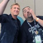 William Zabka Instagram - Great time at #SDCC! Awesome to meet @rosariodawson @fluffyguy @originalfunko Ramping up for Cobra Kai Season 5! SEPTEMBER 9th .. are you READY?!! 👊🏼🦅