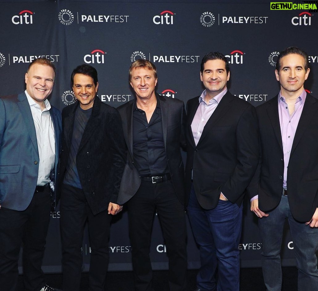 William Zabka Instagram - Great Friday night @paleycenter with team @cobrakaiseries — thx to all the fans for coming out! 🦅👊🏻🥋