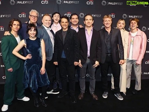 William Zabka Instagram - Great Friday night @paleycenter with team @cobrakaiseries — thx to all the fans for coming out! 🦅👊🏻🥋