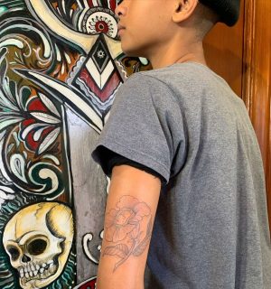 Willow Smith Instagram - 🌷GRATITUDE ❤️ 
< @rayjtattoo >