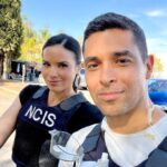 Wilmer Valderrama Instagram - On set with Agent Knight.. we are swinging away on episode one!.. big premiere. #NCIS is back September 19 at 9pm
