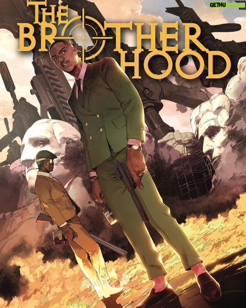 Woody McClain Instagram - Woody McClain has signed a publishing deal with the Black-owned comic book publisher Godhood Comics to bring to life The Brotherhood comic series. McClain created the series set to be released later this year and also co-writes alongside DC Comics Milestone Initiative breakout writer Dorado Quick