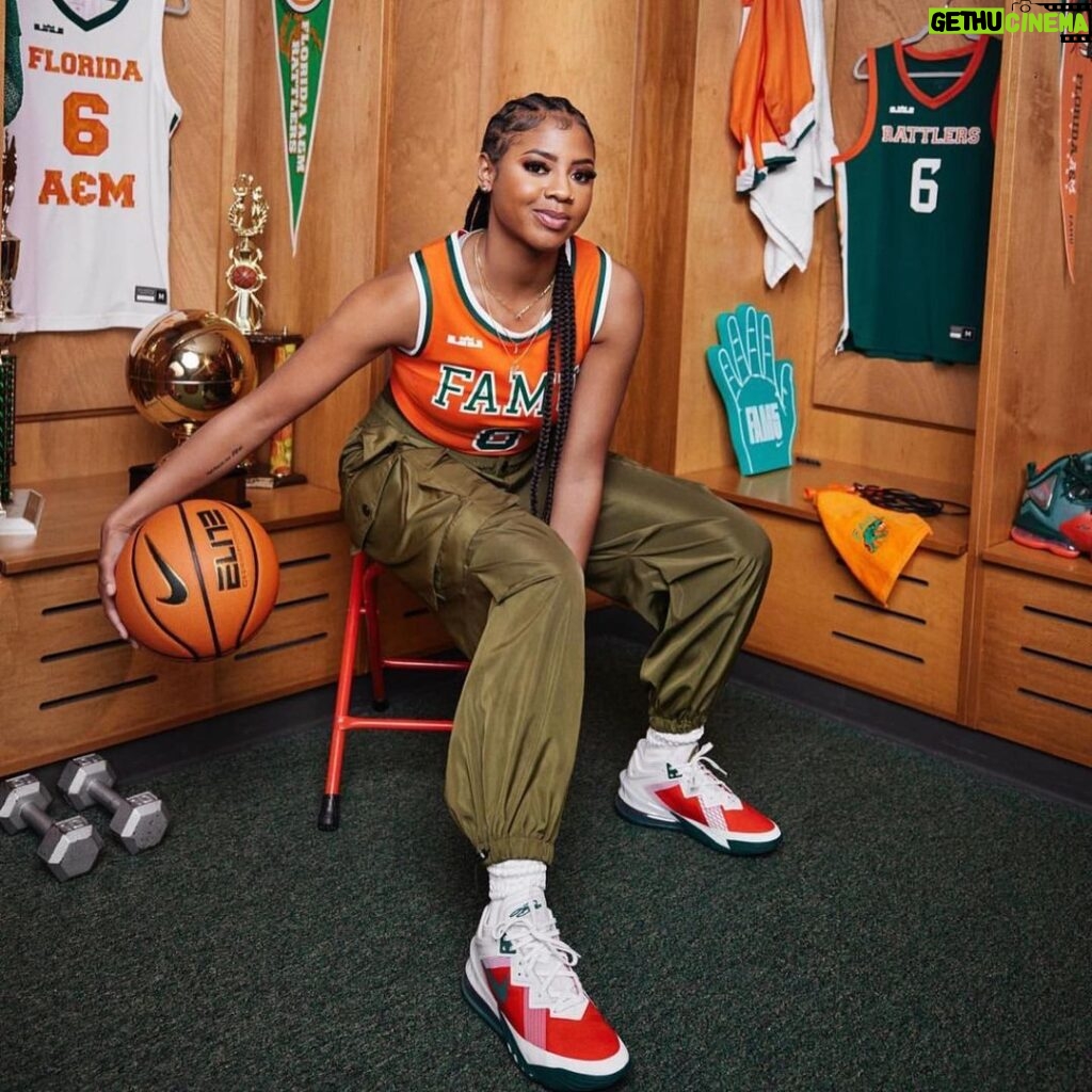 Woody McClain Instagram - FAMU X Lebron James campaign powered by @nike • introducing the first HBCU to feature the LBJ logo 👑 🐍 Love 🏀 | Rep your HBCU below 🙌🏾
