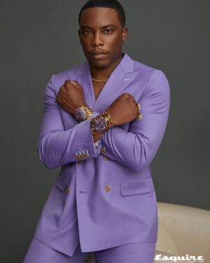 Woody McClain Instagram - In our new issue, actor @woody_thegreat from @ghoststarz pays homage to the styling legacy left behind by the late Chadwick Boseman.

Check out in new October issue of Esquire Magazine! OUT NOW!

Magazine: @esquiremiddleeast
Photographer: @lalotorre 
Fashion Stylist / CD: @mickeyboooom , rep’d by @theonly.agency
Grooming: @melangenyc 
Stylist’s Assistant: @poshmckoy 
Set Designer: @kelseyhannahwalsh
