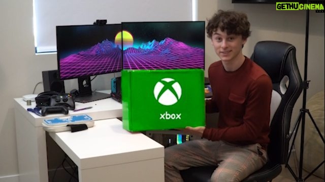Wyatt Oleff Instagram - thank you very much nintendo for sending me the box full of wonderful surprises and the link to the full video will be on my bio thank you @nintendo #nintendoswitch #mywaytoplay