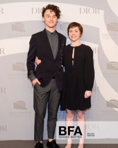 Wyatt Oleff Instagram - Always a pleasure to hang out with @sophialillis , thanks @dior for a couple fun nights! HMU: @susannaromano_salonaks @sadahsaltzman @salonaks Solomon R. Guggenheim Museum