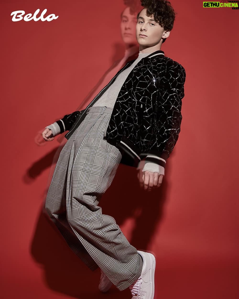 Wyatt Oleff Instagram - Ciao Bello! Just wanted to highlight this feature/cover and thank everyone involved. Love love love this one! It's been out for a few days and if you havent seen it yet, please check it out! Link in bio!