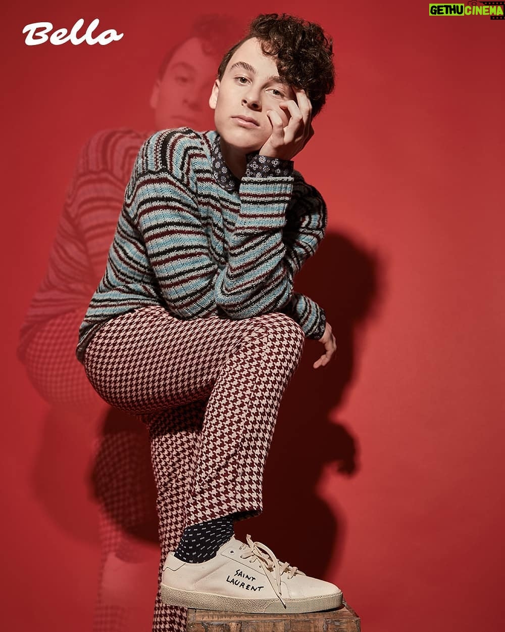 Wyatt Oleff Instagram - Ciao Bello! Just wanted to highlight this feature/cover and thank everyone involved. Love love love this one! It's been out for a few days and if you havent seen it yet, please check it out! Link in bio!