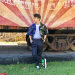 Wyatt Oleff Instagram - What a week! A million thanks to @prada for outfitting me not only for the #ITChapterTwo premiere but for the Derry Days press junket @itmovieofficial #itends September 6 🎈