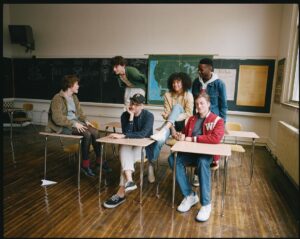 Wyatt Oleff Instagram - yeah our show got cancelled, but we had a great run. I wanna thank everyone who worked on the project and to everyone who watched and enjoyed it. It was a blast to work on and it was amazing to see everyone react to it when it came out. Thanks for coming along with us on this journey! also it’s now canon that the stranger following around sydney was actually stan from the future @jonathan_entwistle