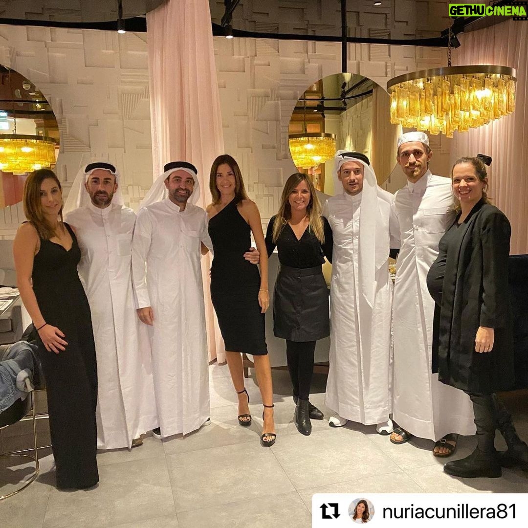 Xavi Hernández Instagram - #Repost @nuriacunillera81 with @make_repost ・・・ We ♥️ QATAR! Grateful for all that this country did for our families. 🙏🏼🇶🇦 #besthubbiesever #sexyhubbies #whatasurprise #hubbiesjokes #jokeoftheday #enjoyingqatar #enjoyinglife #bibodoha @nuriacunillera81 @marindelamor @davidprats9 @nuria.sanchezclaret @lobini_10 @muniesa @saracampeny BiBo Doha