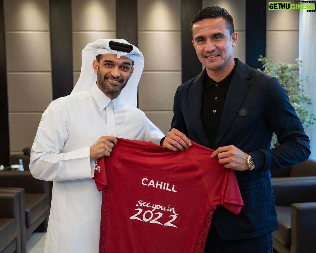 Xavi Hernández Instagram - Welcome to the Family @tim_cahill @roadto2022