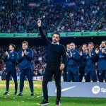 Xavi Hernández Instagram - Campions de Lliga. Orgullós d’aquest equip. 💪⚽️❤️🎉 Spotify Camp Nou