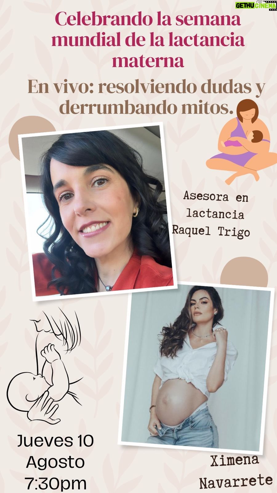 Ximena Navarrete Instagram - Platicando con Raquel Trigo @ukaabiim asesora en lactancia …. sobre mitos y dudas de la lactancia !!!! Mucha información valiosa a todas mis seguidoras que están en esta etapa al igual que yo 🫶🏻