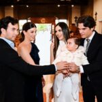 Ximena Navarrete Instagram – Bautizo 🕊️ Juanca … Gracias compadres @schecoperez @carolamtz1 los queremos mucho !!!