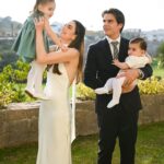 Ximena Navarrete Instagram - Más del bautizo de mi gordo 🤍🕊️ una ceremonia íntima solamente con nuestras familias, abuelos, tíos, primos y padrinos. Dic 2023