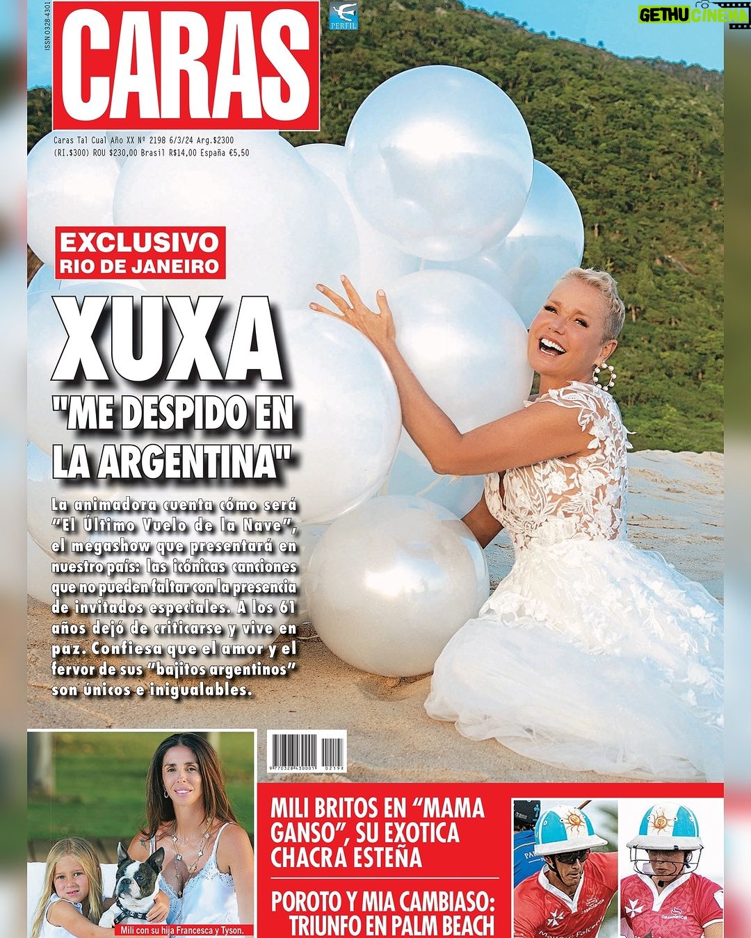Xuxa Instagram - Nossa loira na Caras Argentina desta semana ❤️🥰🇦🇷 @revistacaras @hectormaugeri Foto @bladmeneghel Equipe X