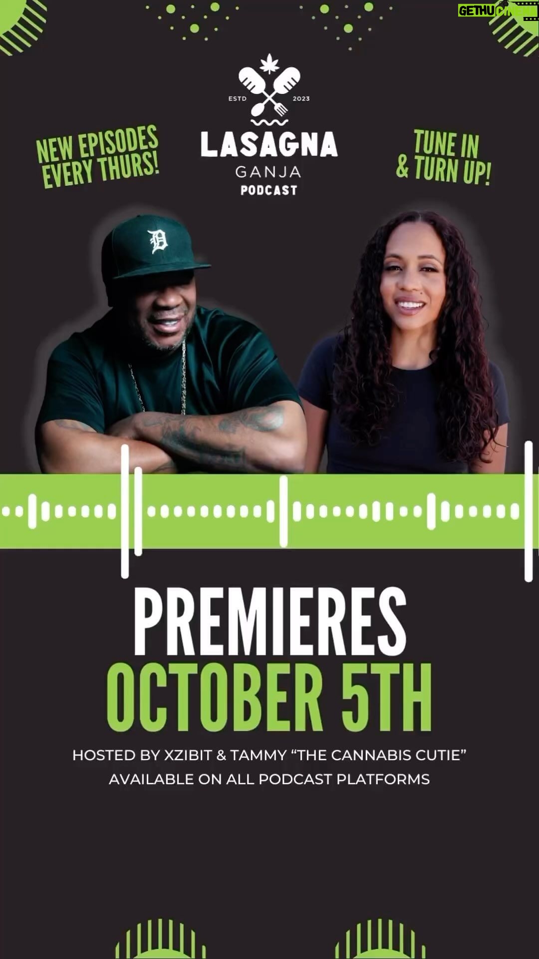 Xzibit Instagram - The countdown is on! Who’s excited for the #LasagnaGanjaPodcast to drop October 5th? Tune in & turn up with myself and @thecannabiscutie on all major podcast platforms. What do you guys hope to hear us talk about?! Let me know in the comments! 🔥💯 #LasagnaGanja