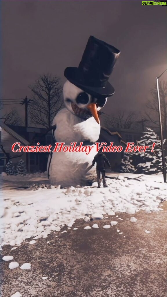 Xzibit Instagram - This has to be one of the coolest holidays video I have seen @lights.are.off , Happy Holidays 🎄everyone #xmas #spookyseason #frozen #frosty #animation #viralvideos #winter #winterwonderland #christmas #christmasdecor #christmasdecorations #frostythesnowman #giant #hoildayfun North Pole