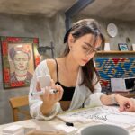 Yağmur Tanrisevsin Instagram - Atölye çalışmaları✨👩‍🎨🤍