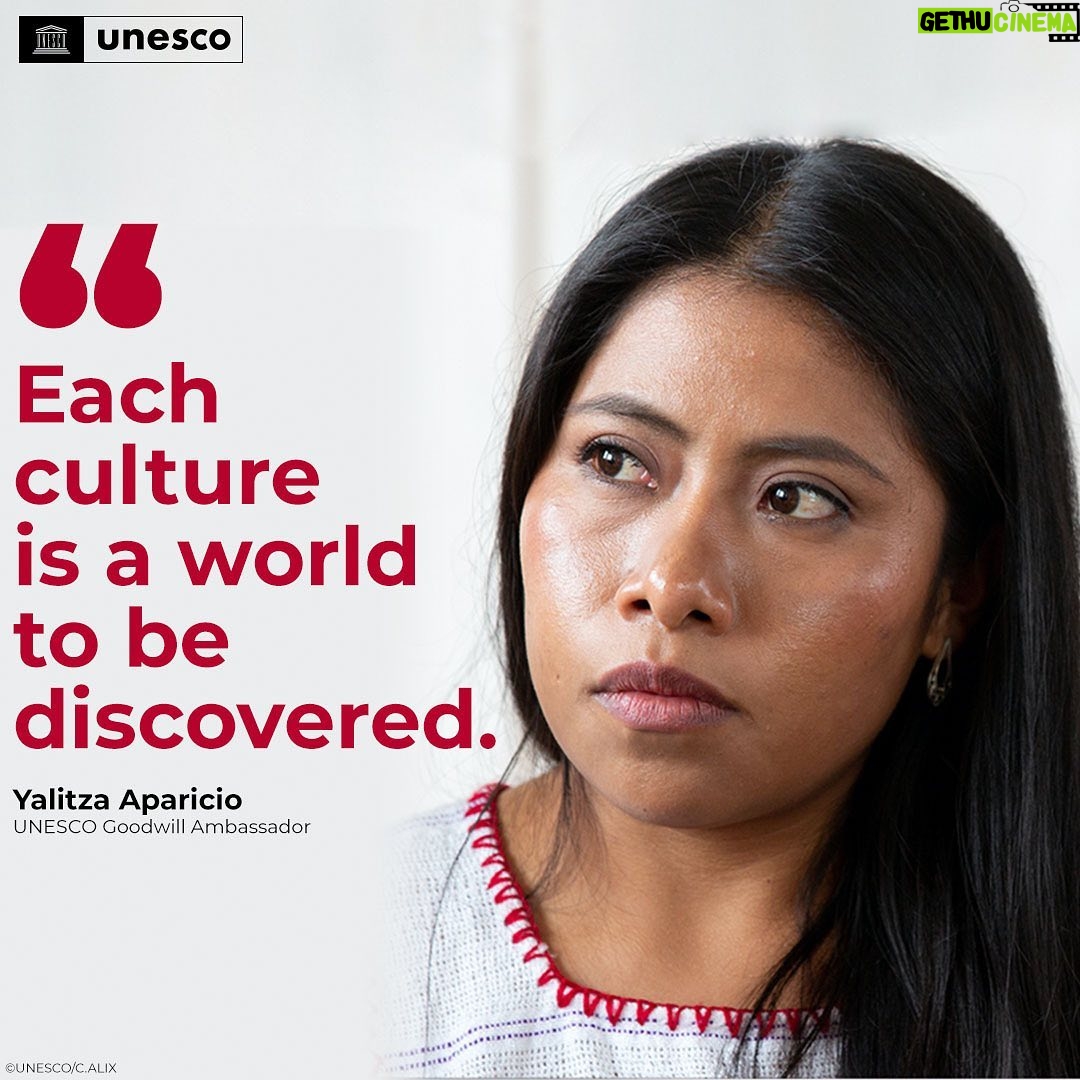 Yalitza Aparicio Instagram - Our fight for on-screen diversity must continue šŖ In the latest interview of the @UNESCOCourier's, @UNESCO Goodwill Ambassador for Indigenous Peoples, @yalitzaapariciomtz tells us why. Read it via link in BIO š . . . . #UNESCOCourier #UNESCO #WeAreIndigenous #Mondiacult2022