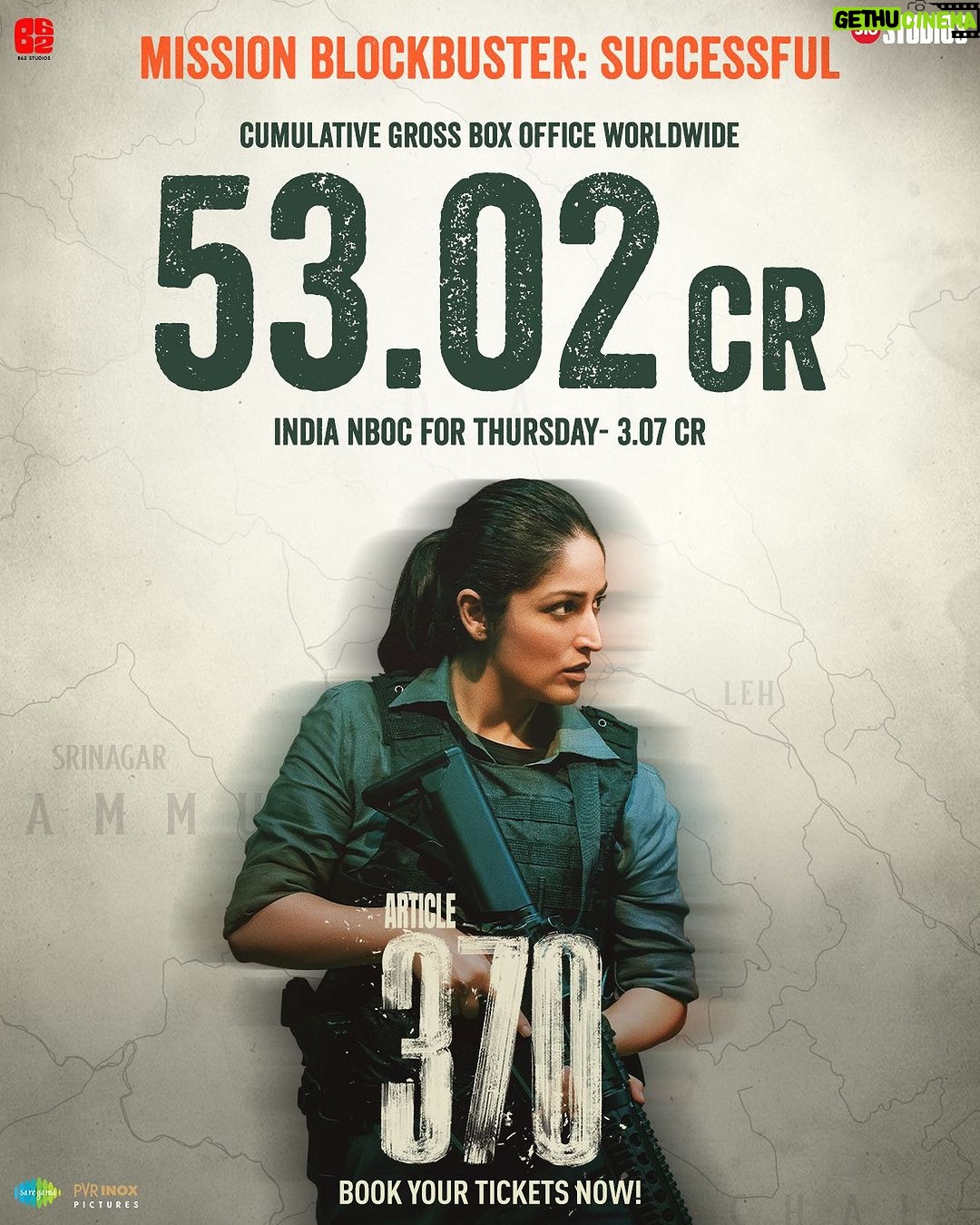 Yami Gautam Instagram - If you haven’t watched it yet, you are missing out on 2024’s first blockbuster! #Article370 in cinemas. Book your tickets now! (Link in bio) #YamiGautam #Priyamani @vaibhav.tatwawaadi @siyaramkijai #KiranKarmarkar @rajarjunofficial @skand_thakur @ashwinikoul93 @irawatimayadev @ashwani.1204 @divyasethshah @sumitkaul10 @adityasuhasjambhale #JyotiDeshpande @adityadharfilms @dhar_lokesh #JioStudios #B62Studios @saregama_official #PvrPictures @monalthaakar07 @arj.writer @aarshvora @puneetwaddan @shashwatology @shivkumarpanicker @sidvasanity @mukeshchhabracc @yantrapd @veerakapuree