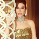 Yara Instagram - Golden sparks everywhere 🖤✨💫 Dressed by: @aavvafashion Makeup: @alberto_makeup Hair: @wassimsteve Jewelry: @khalilzein.official @voguegioielleria Contact lens: My collection “DOVE GRAY” @samacontactlens 👁 Photographer: @zobiansaadofficiall #Yara | #يارا United Arab Emirates
