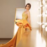 Yara Instagram - Glowing in 🧡 ✨ Dressed by @charbelzoecouture Jewlery: My collection #LoveMeLoveMeNot 🌼 @samrajewellery Makeup: @alberto_makeup Hair: @wassimsteve Contact lenses: My collection “DOVE GRAY” @samacontactlens 👁 Thanks @rashidalsaeed #Yara | #يارا United Arab Emirates