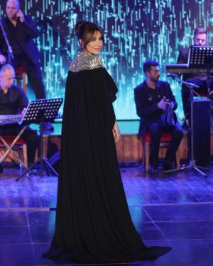 Yara Instagram - Sparkling into the new year like… 🖤✨

Dressed by @khalilzein.official @maeparisofficial 😍
Makeup by @charbel.assaf.makeup 
Hair by @riadaboukhalil 
Jewelry @shourouk 
Contact lens my collection “Dove Gray“ @samacontactlens 👁️ 

#Yara | #يارا

. . .

#يارا_لوفرز #yaralb_lovers #HappyNewYear #NewYear2023 #رأس_السنة #عراق_العيد