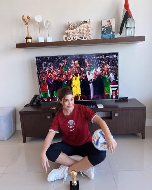 Yara Instagram - 🇶🇦💪 منبتدي مع الإفتتاح وأوّل مباراة المنتخب القطري #قطر 

بالتوفيق لكل المنتخبات العربية المشاركة في #كأس_العالم ⚽️😍

 مين متلي منتظر المباراة ؟ 🔥
#قطر_الاكوادور
#Yara | #يارا

. . .

#FiFAworldCup | #FIFAWorldCup2022 | #qatar #qatar2022 #football #fifa #كأس_العالم_قطر_2022 | #كأس_العالم_2022 | #Yaralb_lovers | #يارا_لوفرز