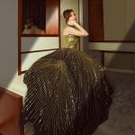 Yara Instagram - Golden sparks everywhere 🖤✨💫 Dressed by: @aavvafashion Makeup: @alberto_makeup Hair: @wassimsteve Jewelry: @khalilzein.official @voguegioielleria Contact lens: My collection “DOVE GRAY” @samacontactlens 👁 Photographer: @zobiansaadofficiall #Yara | #يارا United Arab Emirates