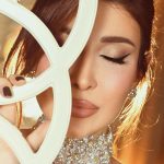 Yara Instagram - Golden sparks everywhere 🖤✨💫 Dressed by: @aavvafashion Makeup: @alberto_makeup Hair: @wassimsteve Jewelry: @khalilzein.official @voguegioielleria Contact lens: My collection “DOVE GRAY” @samacontactlens 👁 Photographer: @zobiansaadofficiall #Yara | #يارا United Arab Emirates
