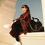 Yara Instagram - Lost in #Qatar 🇶🇦🤍 Styled by: @slimi7 @roberto_cavalli @maisonbmore ❤️ Jewlery: My collection #LoveMeLoveMeNot 🌼 @samrajewellery Hair: @wassimsteve Photographer: @zobiansaadofficiall #Yara | #يارا
