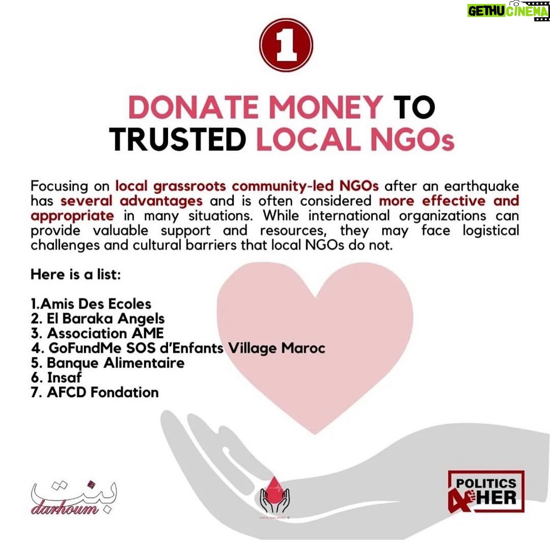 Yara Shahidi Instagram - 🇲🇦MOROCCO ♥️ As these natural disasters continue to affect our global community, let us continue to rally the support needed during the mighty task of recovering from devastation. Thank you @imaanhammam for the list of NGO’s we can donate to (please share other resources)