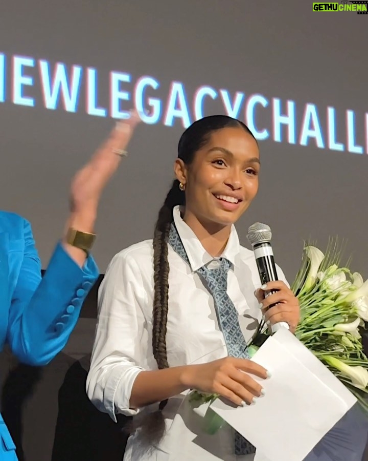 Yara Shahidi Instagram - 🧵AND THE WINNER IS 🪡 This year I've had the honor of supporting three INCREDIBLE fashion designers through the #NewLegacyChallenge a design competition created by @tommyhilfiger & @harlemsfashionrow Last night in a crowd of incredible creatives, we announced @__meganrenee___ as the winner of season two’s New Legacy Challenge! ALL three designers proved that their talents and passions will undoubtedly leave an INDELIBLE mark on the fashion industry! #HFR #tommyhilfiger