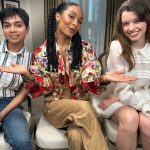 Yara Shahidi Instagram - How it started VS how it’s going ✨🧚🏽‍♂️ Can you believe we met for the first time … last week ?! It’s been a dream playing Tink to their incredible Peter Pan and Wendy 💚 @disneypeterpan out TOMORROW #PeterPanandWendy #Tinkerbell