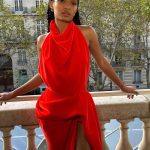 Yara Shahidi Instagram – Bittersweet Goodbye @alexandermcqueen 🥀 I’m grateful to have witnessed (and worn) Sarah Burton’s magic on the McQueen runway … until her next adventure XO #SarahBurton Paris, France
