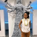 Yara Shahidi Instagram - An ode to CRAFT 🪡🌷 This entire week has been a celebration of art and the artisan behind it• I am so grateful for being welcomed to spend the day at @chanakya.in atelier & school to learn about the incredible heritage and high art and many styles of embroidery. #DiorFall23