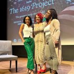 Yara Shahidi Instagram - Night at the museum 🏛️ Honored to be in conversation with @nikolehannahjones to talk about the impact & power of highlighting our collective history in the 1619 project ⭐️ WATCH NOW ON HULU #1619hulu @onyxcollective Smithsonian National Museum of African American History and Culture