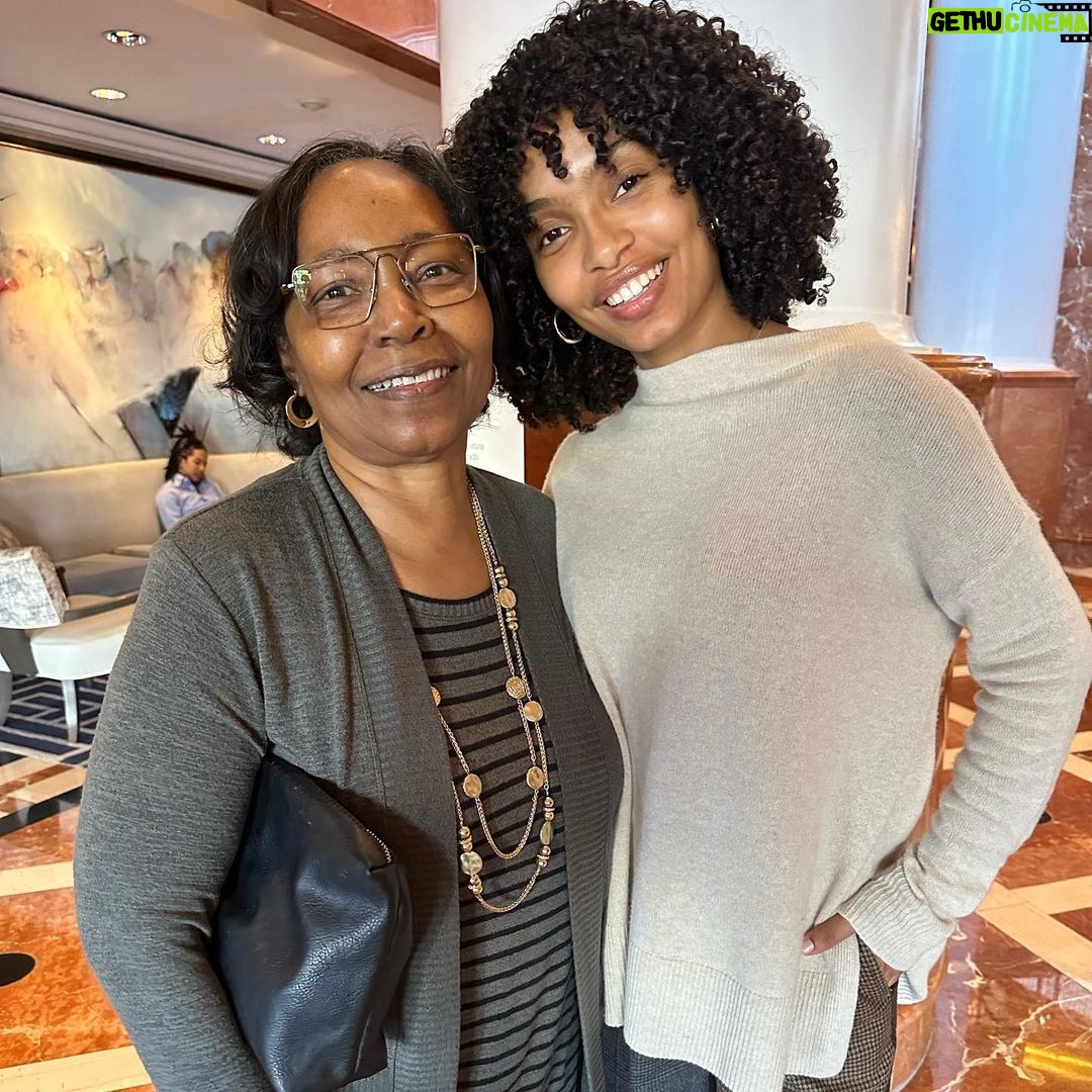 Yara Shahidi Instagram - I get it from my Nana π HAPPY BIRTHDAY @conniesalterrandall π«Άπ½