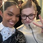 Yara Shahidi Instagram - Ti sono grato 💫 I am grateful Thank you @prada #PradaFW24 ❤️