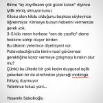Yasemin Sakallıoğlu Instagram – İç döküş…