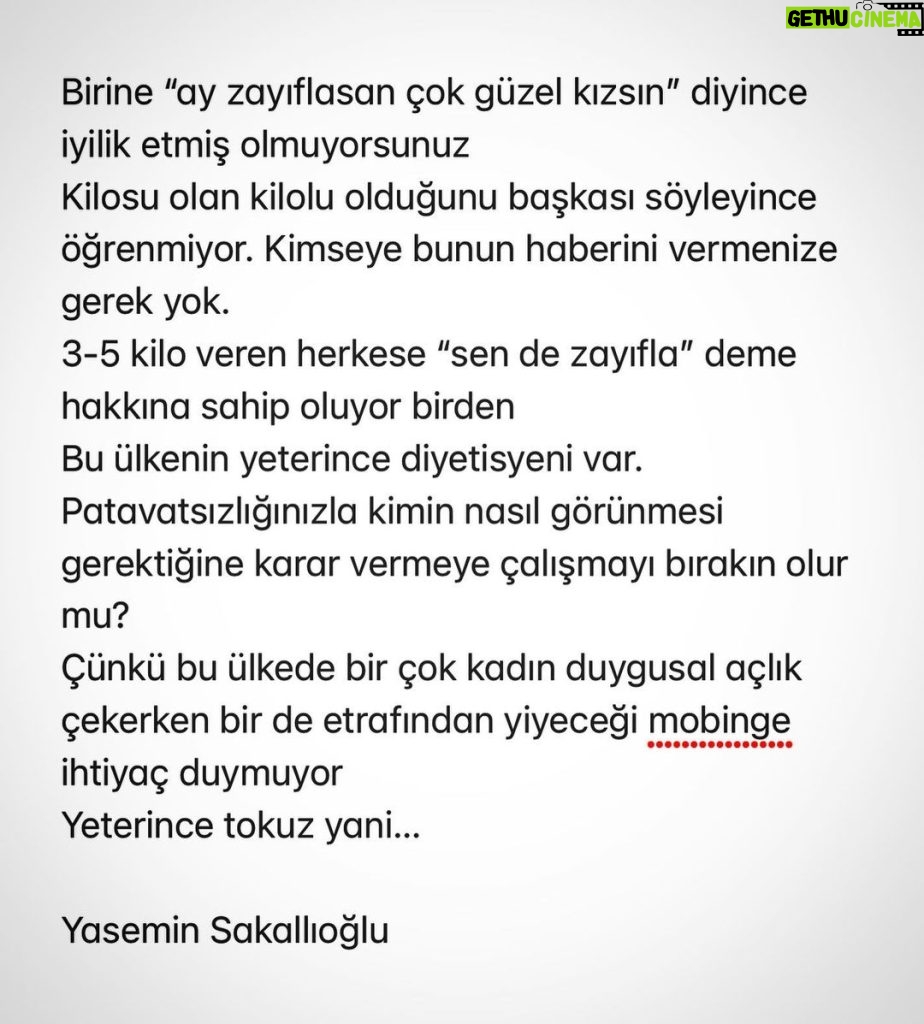 Yasemin Sakallıoğlu Instagram - İç döküş…