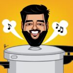 Yashraj Mukhate Instagram - Woke up to this. The amazing @prasadbhatart made this and sent me today. Whatta wadawaunwaun creation this is!! #graphicurry #prasadbhatart #caricature