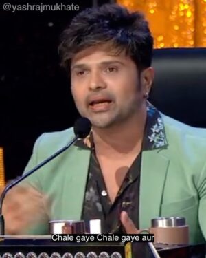 Yashraj Mukhate Instagram - Chale Gaye Chale Gaye • This is for you @realhimesh you are very good superb fantastic outstanding mind-blowing historic unbeatable fantabulous Jai Mata Di let's rock!! • Thank you for all the amazing music you gave us!♥️

#himesh #zee #lilchamps2020 
@realhimesh @zeetv @thecontentteamofficial