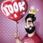 Yashraj Mukhate Instagram - It was crazy day today. Thank you all for all the support! Special thanks to @art_explorer_ (Kunal Khawaskar) for this beautiful caricature. ♥️
